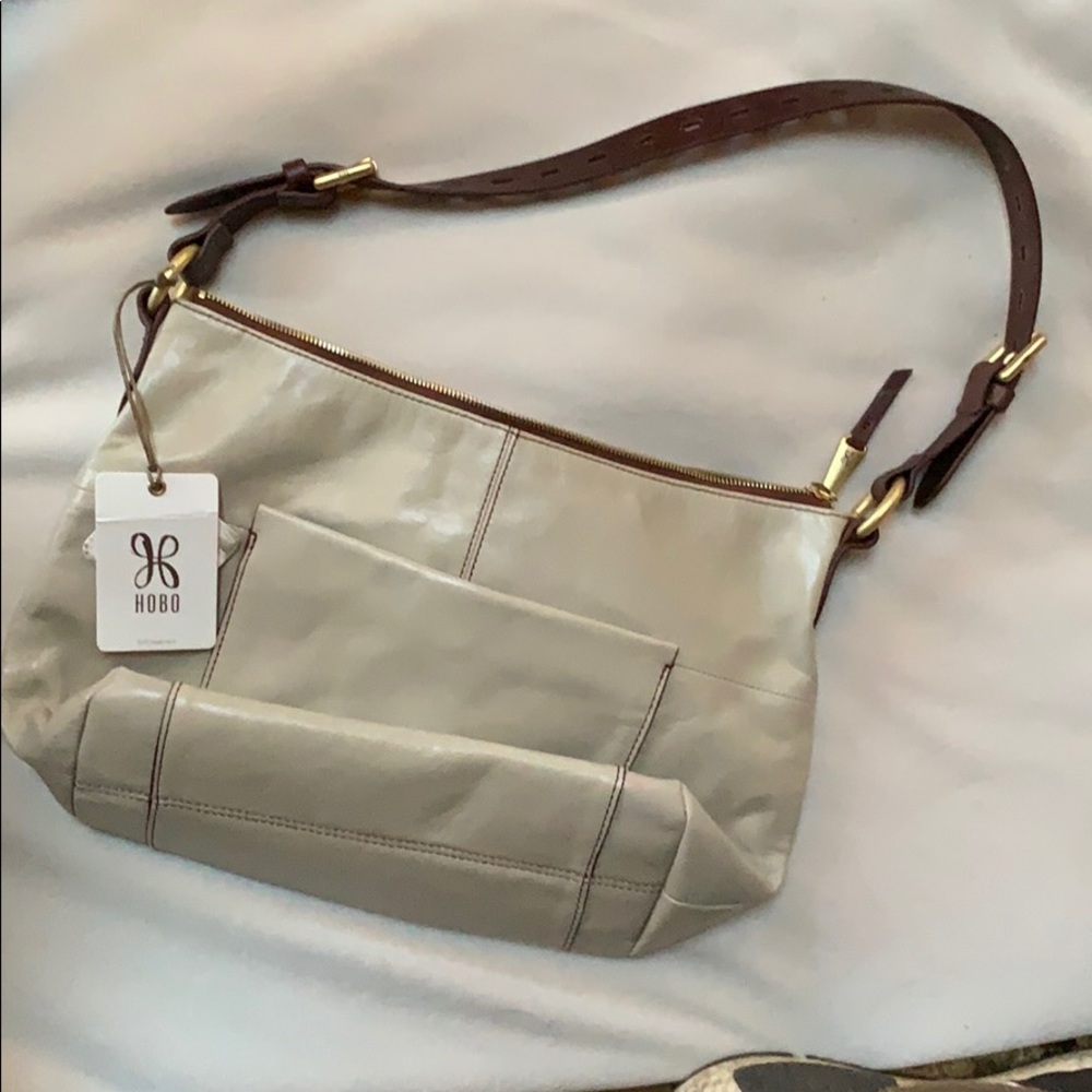 100% leather Hobo purse